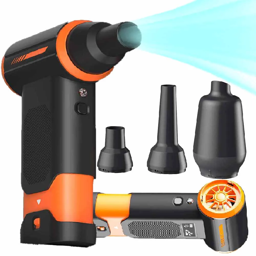 

Powerful Air Blower 130000RPM Turbo Jet Fan 4 Gears Speed Adjustable Electric Air Duster 200W Brushless Motor Turbo Jet Blowers