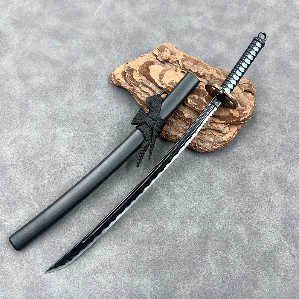 Réplica de Katana Shinsō de 22 cm del Anime Bleach, Modelo Metálico de Zanpakutō de Gin Ichimaru, Figura de Acción 1:6, Accesorio Decorativo, Juguete para Niño