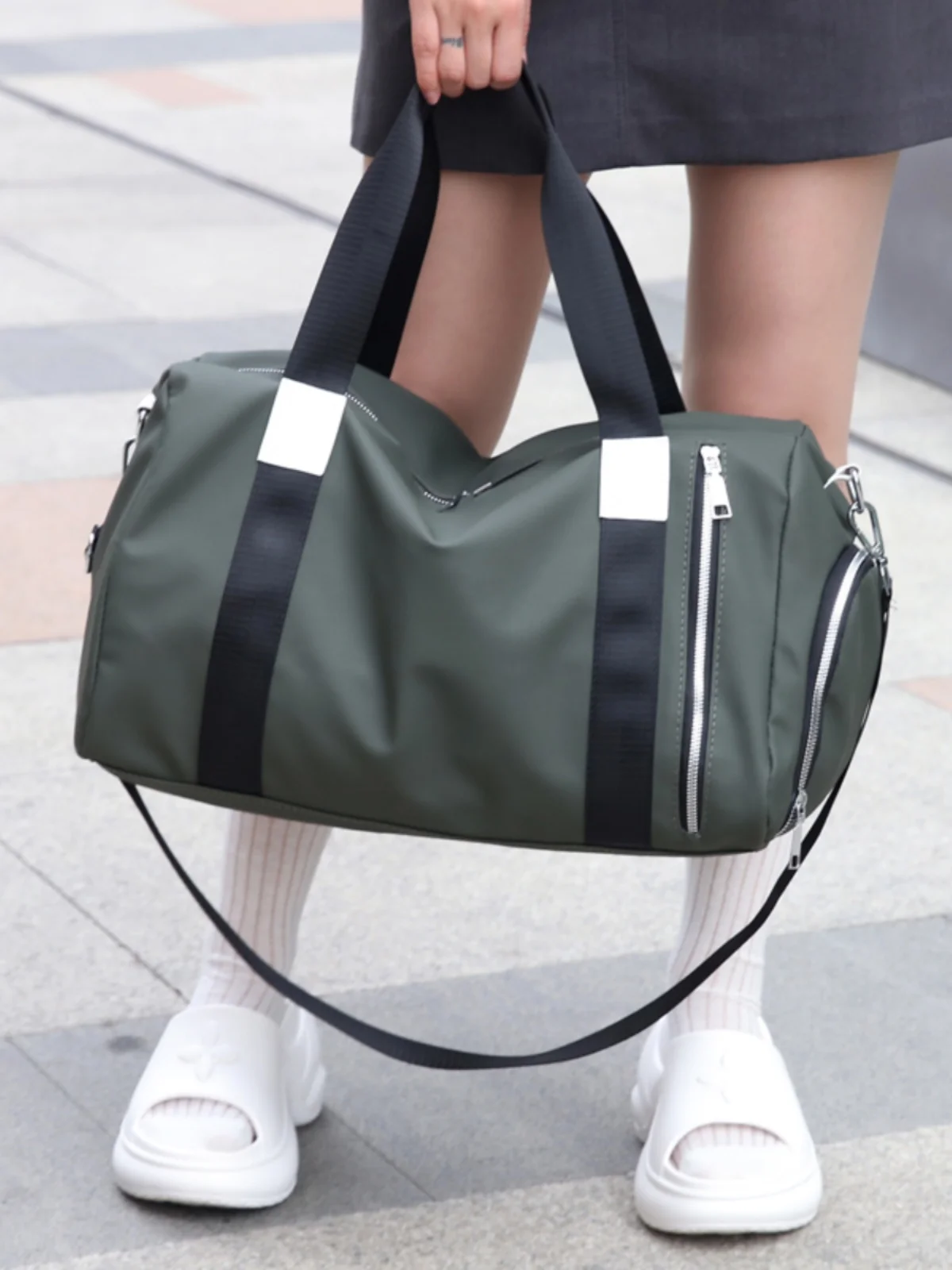 

Портативная дорожная сумка для коротких поездок, женская сумка-тоут большой вместимости, легкая водонепроницаемая сумка через плечо для путешествий, сумка для беременных