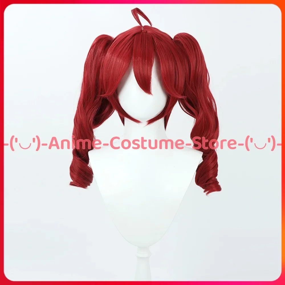 Synthesizer V Kasane Teto Cosplay Pruik Paardenstaarten Anime Spel Karakter Halloween Carnaval Feestkostuum Pruiken Warmte Synthetisch Haar