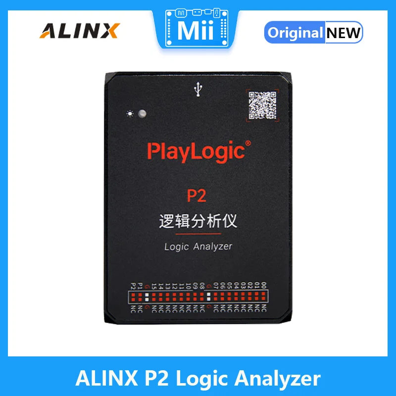 

Логический анализатор ALINX P2 PlayLogic, частота дискретизации 500 м, 16 каналов