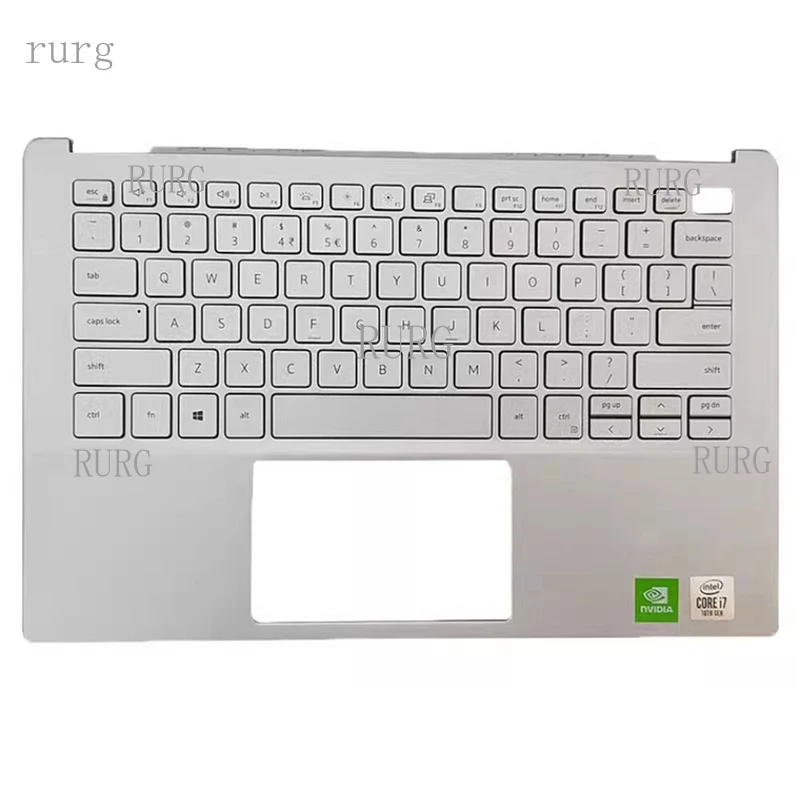 R+  For DELL Inspiron 13 7000 7391 Laptop Keyboard Palmrest Upper Case 0RKN9J RKN9J