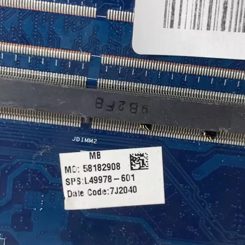

For HP 15-DA Laptop Motherboard L49978-001 L49978-501 L49978-601 EPK50 LA-G073P With SR3S1 N4000 CPU 100% Tested Working Well