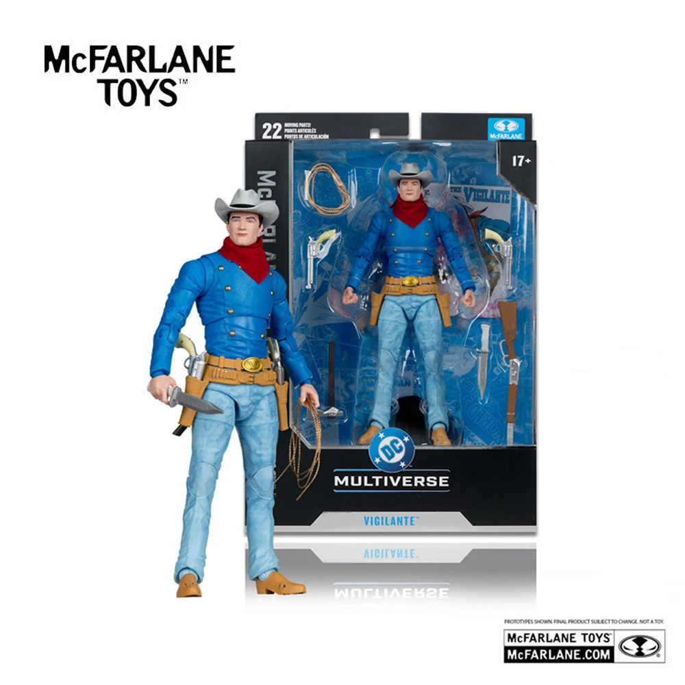 Mcfarlane Toys Vigilante DC Edição de Colecionador Mcfarlane Figura de Ação de 7 polegadas Wv14 # Kit de Garagem para Montar Bonecos Modelo 56 All Star Squadron