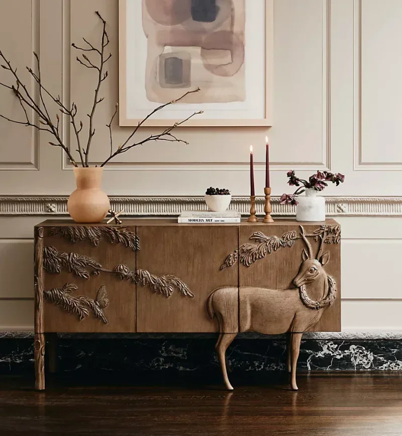 

Боковой шкаф, средневековый французский свет, роскошный дверной шкаф, украшение в американском стиле, ТВ-шкафA4567Esmt163