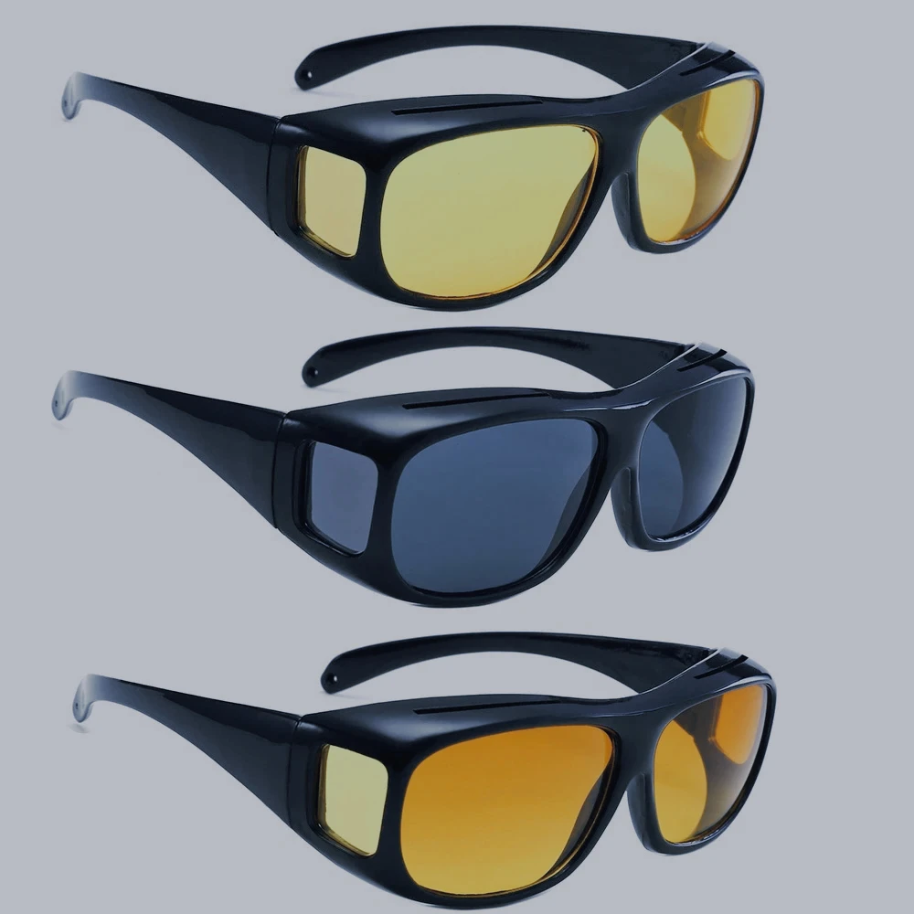 Night Vision Sunglasses Car Night Driving Glasses Driver Goggles Unisex Sun Glasses UV Protection Sunglasses Eyewear gift