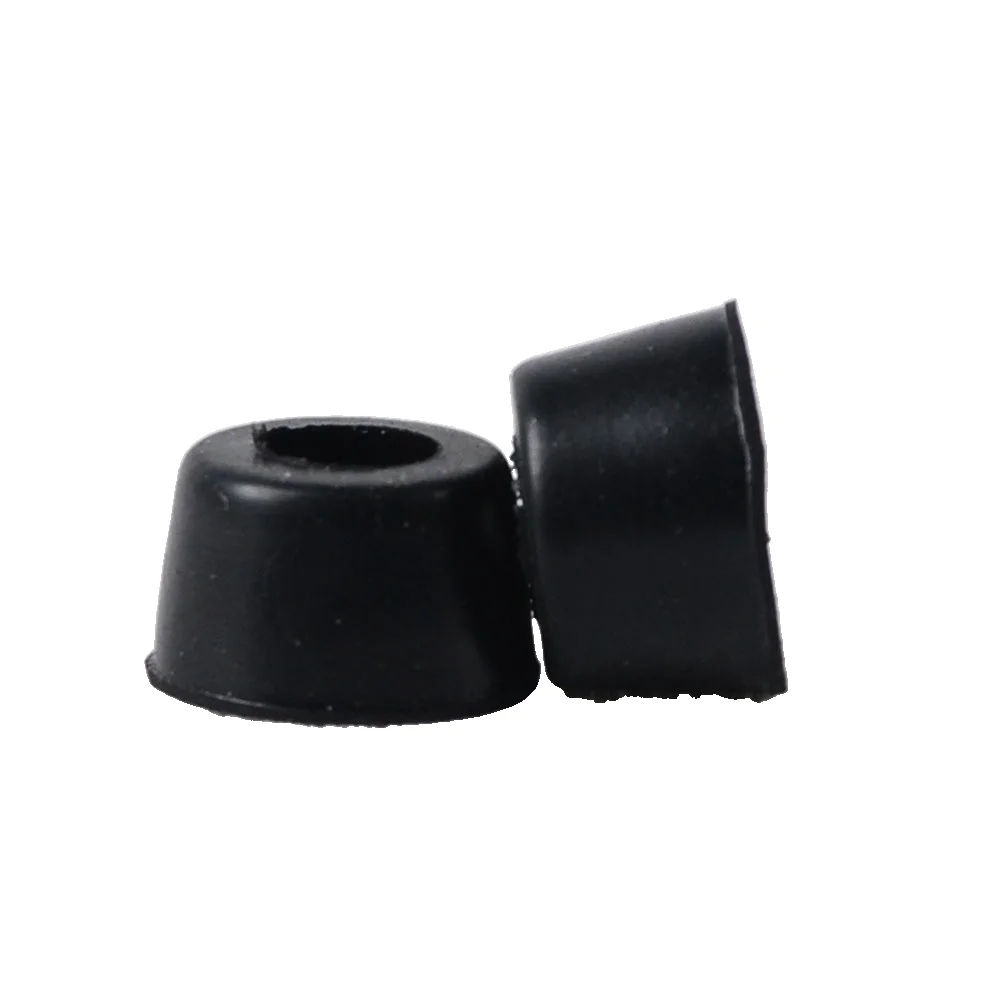 2 Stück 40 x 22 mm runde Gummifüße mit Metall für Röhrenverstärker, Radiogetriebe, ATA-Schrank