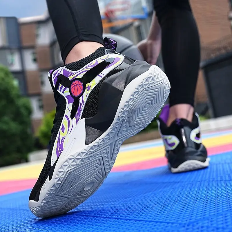 Classic Brand Comfortable Plus Size Basketball Trainers Designer Mid Top Basketball Shoes High Quality Fitness Basketball Boots