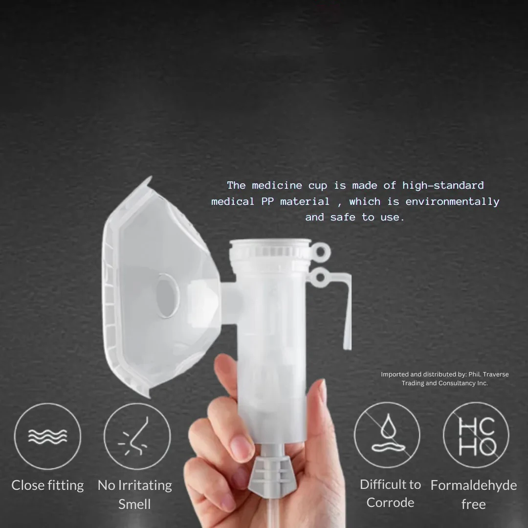 Medicines Cup Face Mask for Yuwell 403T Air-Compressing Nebulizer view 6