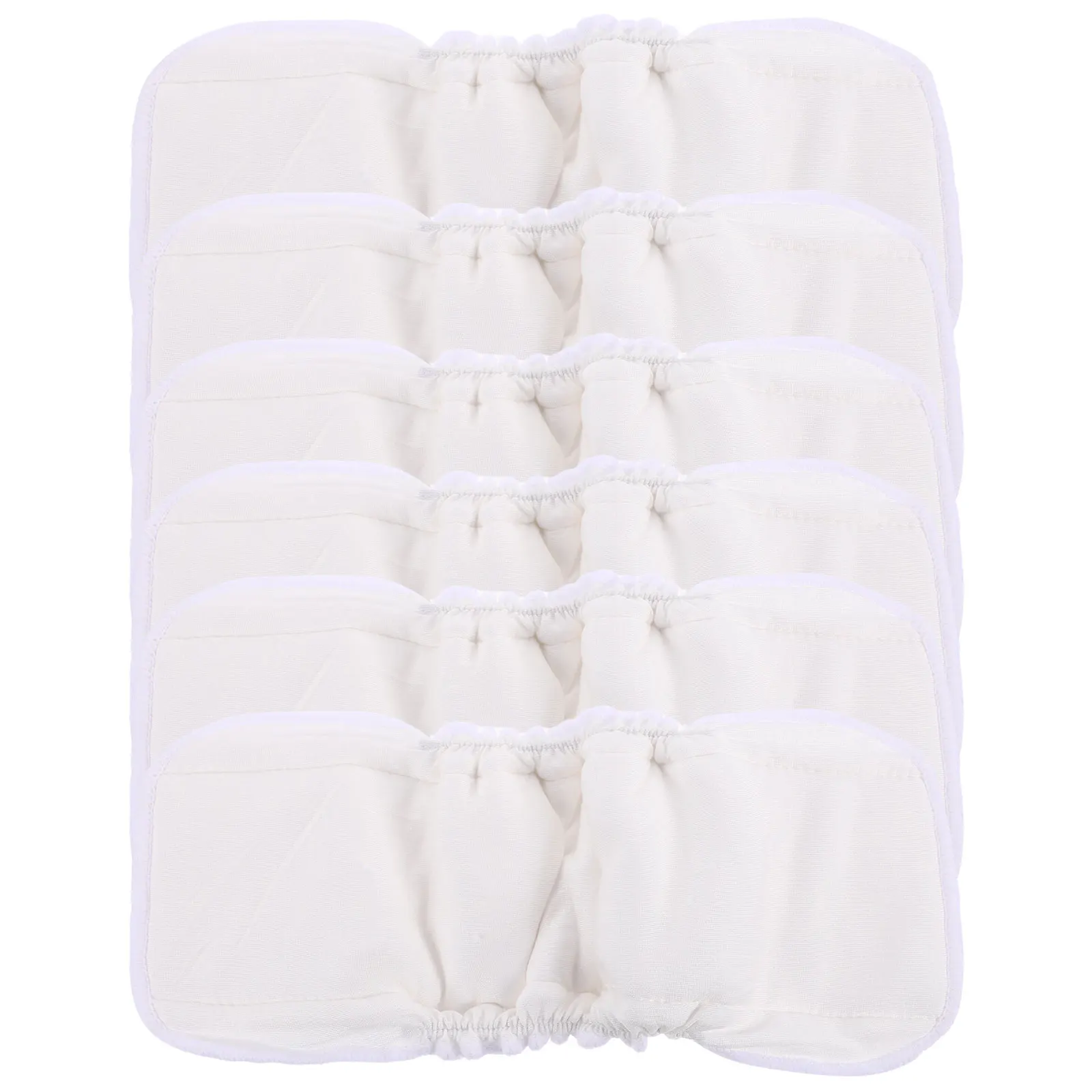 

6Pcs Absorbent Bamboo Fiber Baby Diaper Liners Washable Reusable Inserts for Cloth Diapers