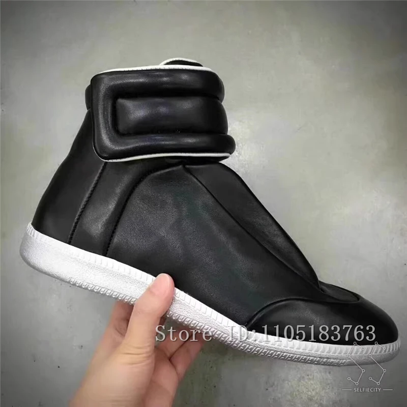 الرجال موضة جديدة جلد طبيعي عالية أعلى أحذية رياضية جولة تو بلون الشقق أحذية رياضية الراحة في الهواء الطلق أحذية مشي غير رسمية