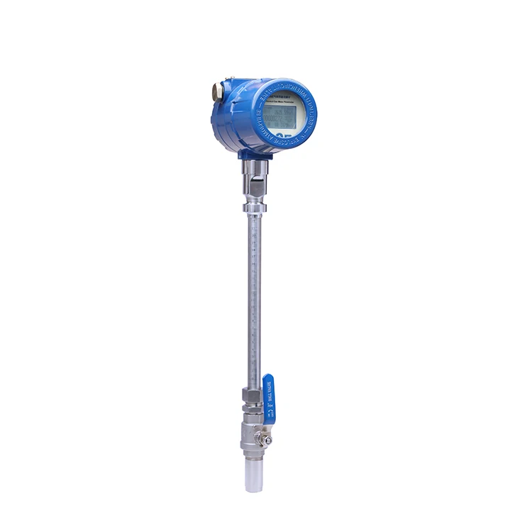 Thermal Mass Flow Meter For Air, Water, Natural Gas, Oxygen, Nitrogen - Ultrasonic Digital Display - Pipeline Use