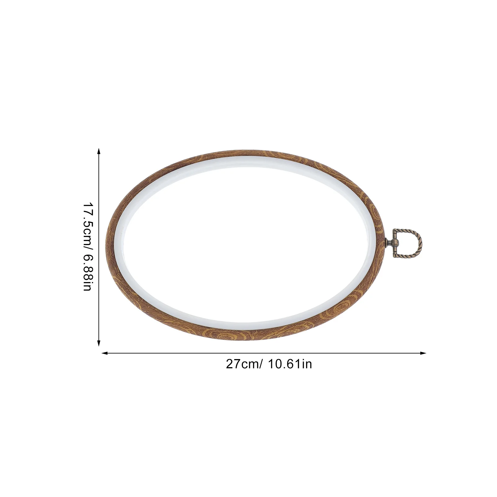 

4pcs Embroidery Hoop 15X19Cm 18X25Cm Pp Material Durable Fix Cross Stitch Circle Diy Embroidery Circle For Handcraft Sewing Wall