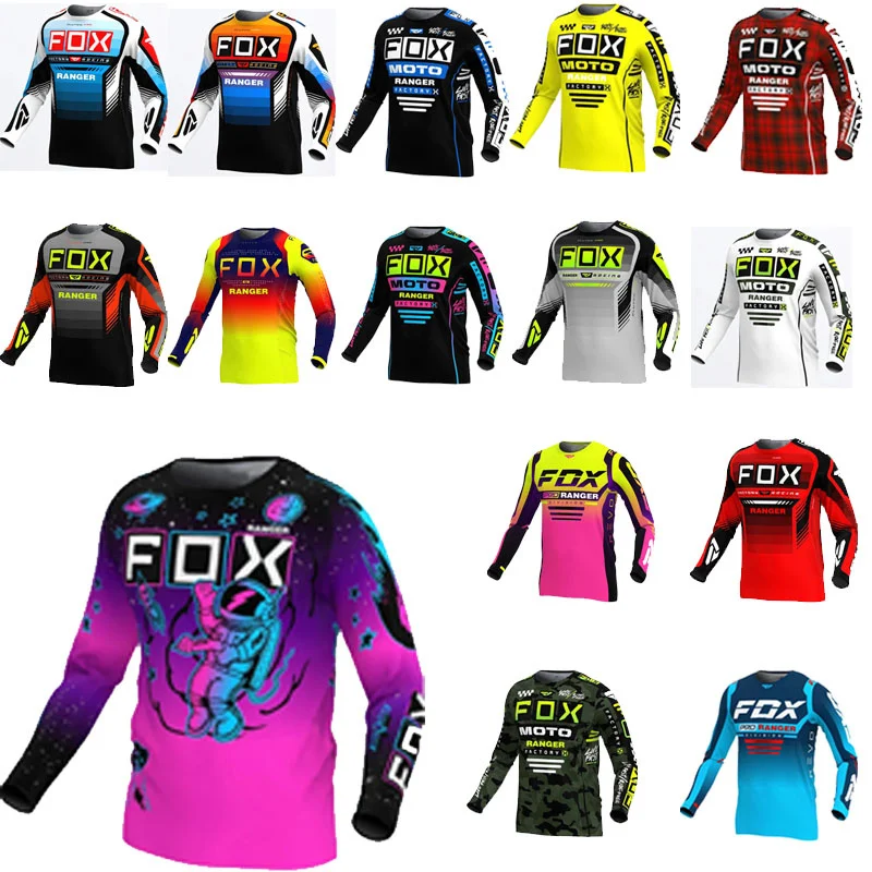 

Motocross Shirt MTB Downhill Fox RANGER jersey enduro cycling mountain DH maillot ciclismo hombre motorcycle cycling jersey