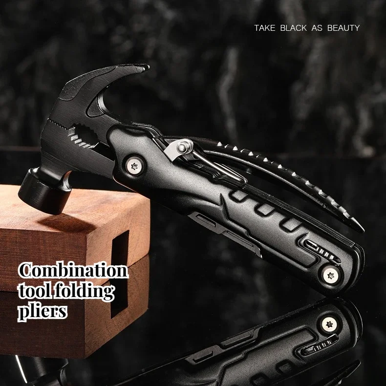 

New High Carbon Steel Survival Multi Functional Combination Equipment Outdoor Camping Hiking Folding Emergency EDC Tool