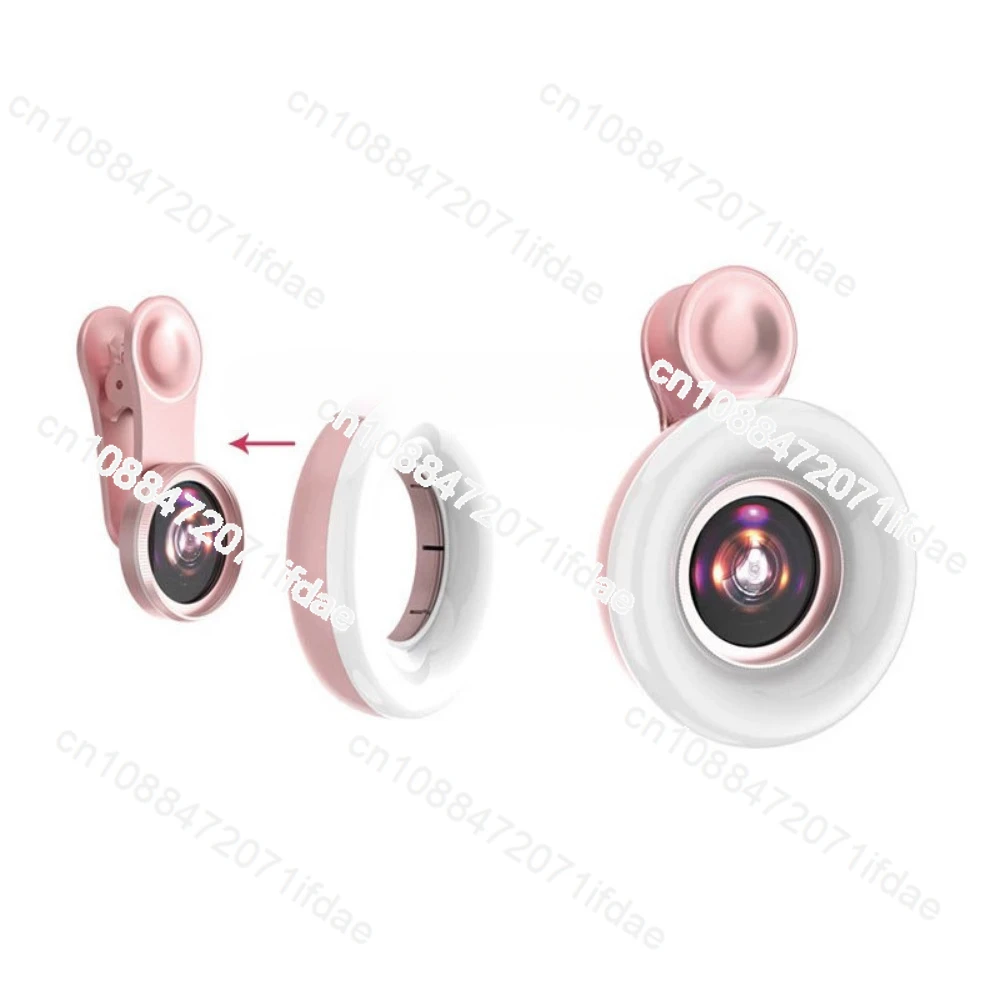 Mobile Phone Lens 15x Macro Lens Beauty Shooting Eyelash Nail Cosmetic Contact Lenses Beauty Photo Fill Light Lq190