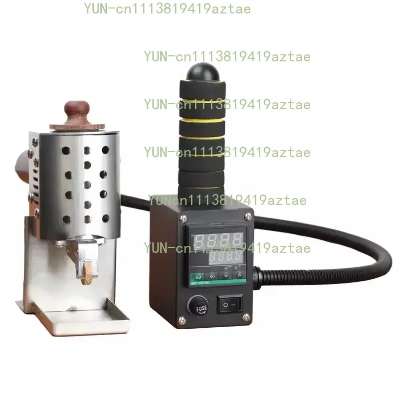 Portable Leather Bag Glue Applicator Hand-push Hot Melt Glue Rolling Machine Digital Display Temperature Control WT-90TJ