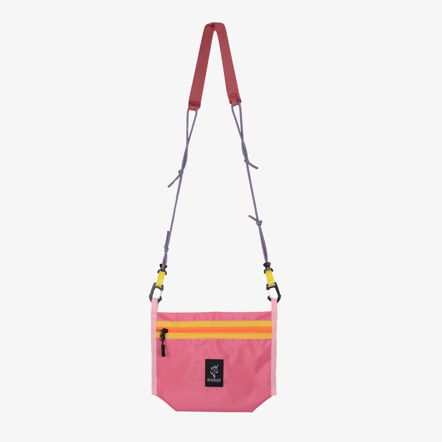 Niche Contrast Color Design Umbrella Rope Outdoor Messenger Bag Unisex Lightweight All-match Storage Bag