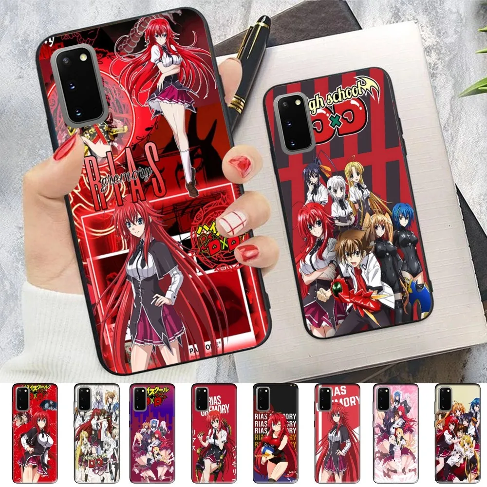 H-High S-School DxD Rias Gremory Phone Case For Samsung S 9 10 20 21 22 23 30 23 24 Plus Lite Ultra FE S10lite Fundas