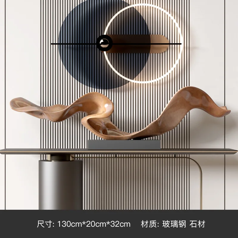 Yjq abstract modern art sculpture front desk aisle porch hotel sales office decorative ornaments