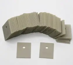 10PCS ALN Aluminum nitride ceramic substrate TO-220/3P/247/264 ultra-high thermal conductivity high-power mosfet