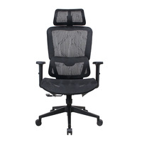 Ergonomic Office Chair Flip-up Armrest Mesh Computer Chair Headrest Office Chair Lumbar Support Silla Para Escritorio Furniture