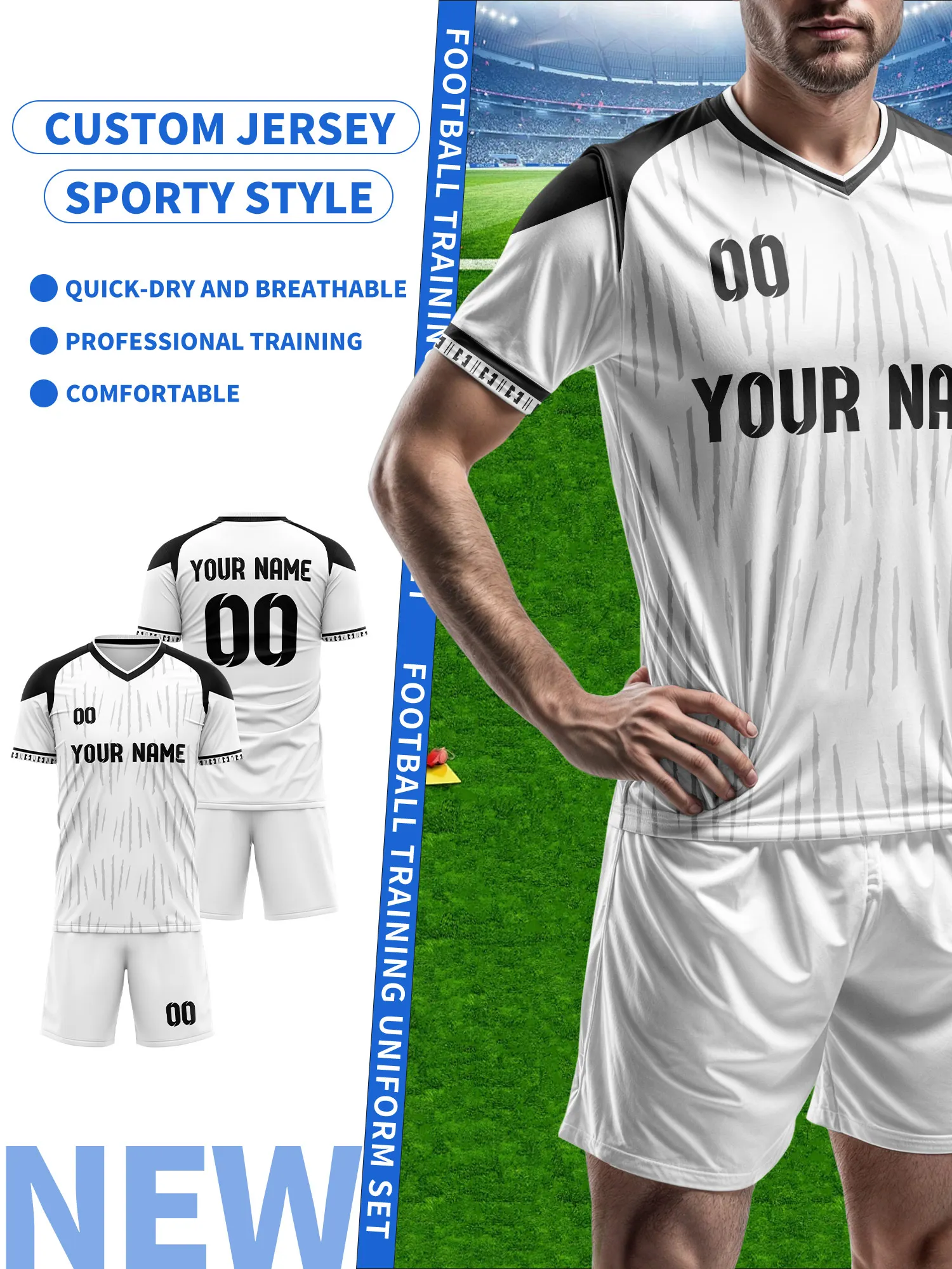 

Спортивные футболки с V-образным вырезом для мужчин и женщин 2026 года с индивидуальным именем и номером, быстросохнущие, модные, с технологией сублимации