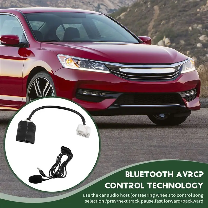 Kundenliebling 12V Schnittstelle AUX Bluetooth-Adapter für Honda Accord 2003-2011 Odyssey 2005-2010 Fit 2006-2011 Autozubehör – Detail 5