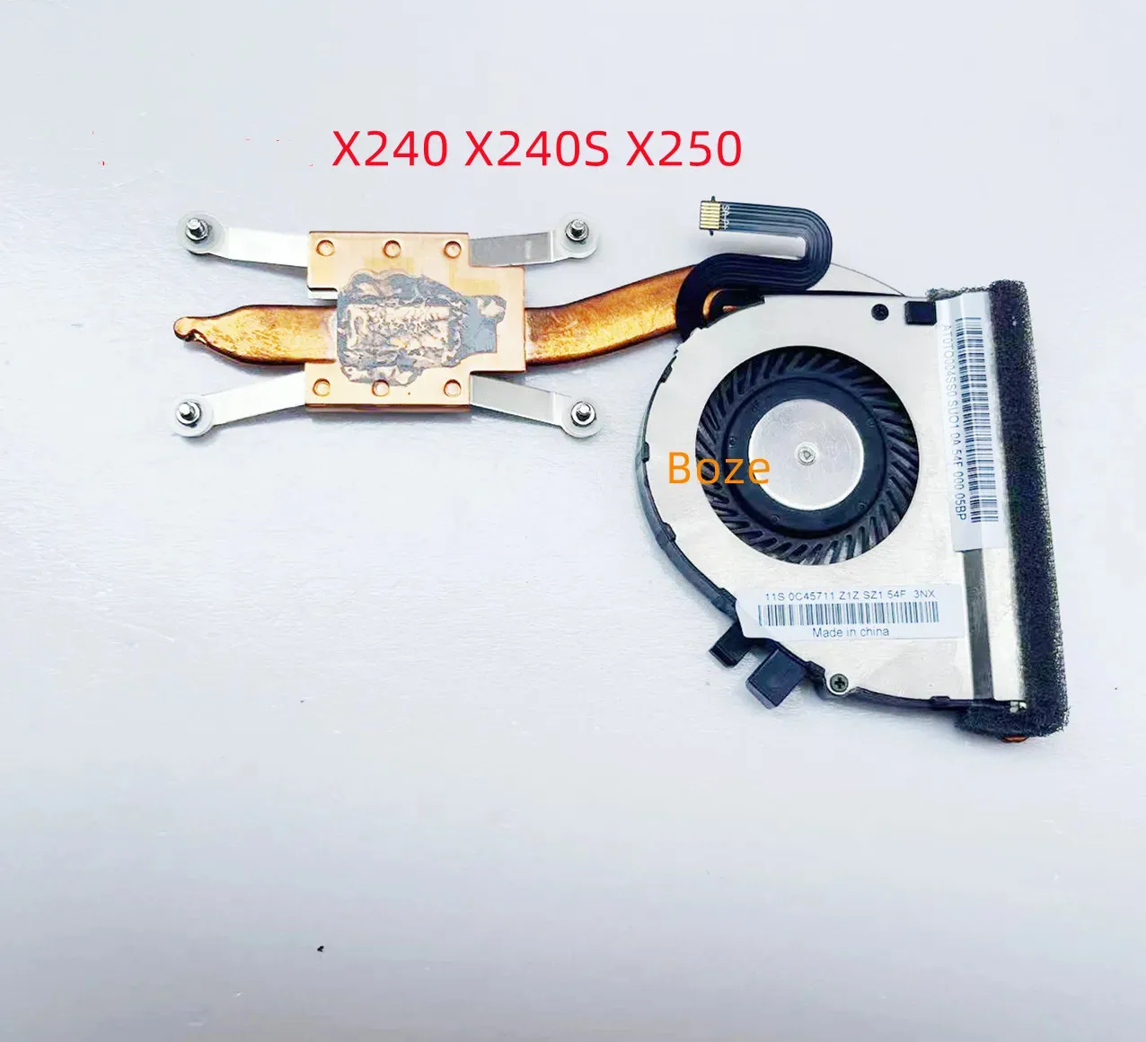 Original  Laptop For Lenovo Thinkpad X240 X240S X250 Cooler CPU Cooling Fan Heatsink Radiator