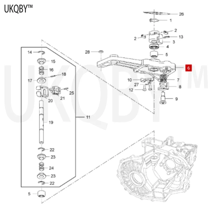 Suitable for 10 Ch ev ro le t Sa il automatic shift lever covers, gearbox shift mechanisms, shift shaft covers 9071705