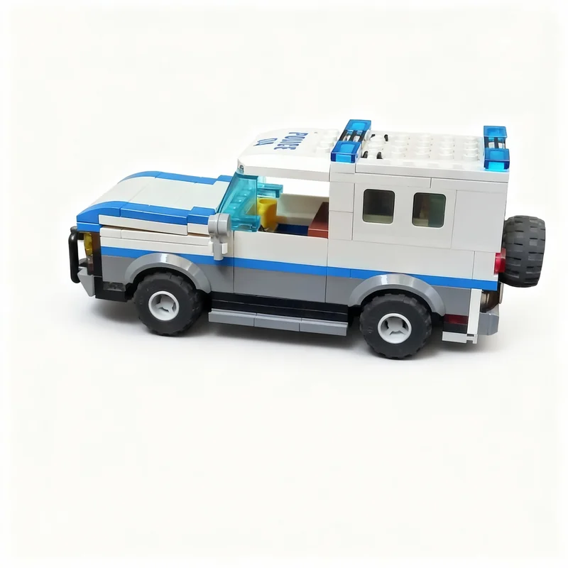 

219pcs MOC Vehicule Garde Forestier City Police Model Building Blocks Construction Toy Christmas Gifts DIY Creative Idea Brick