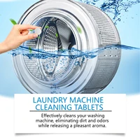 12PCS Washing Machine Cleaning Effervescent Tablets Deeply Cleans Stubborn Dirt Eliminates Odors Mild No Residue For All Models 4