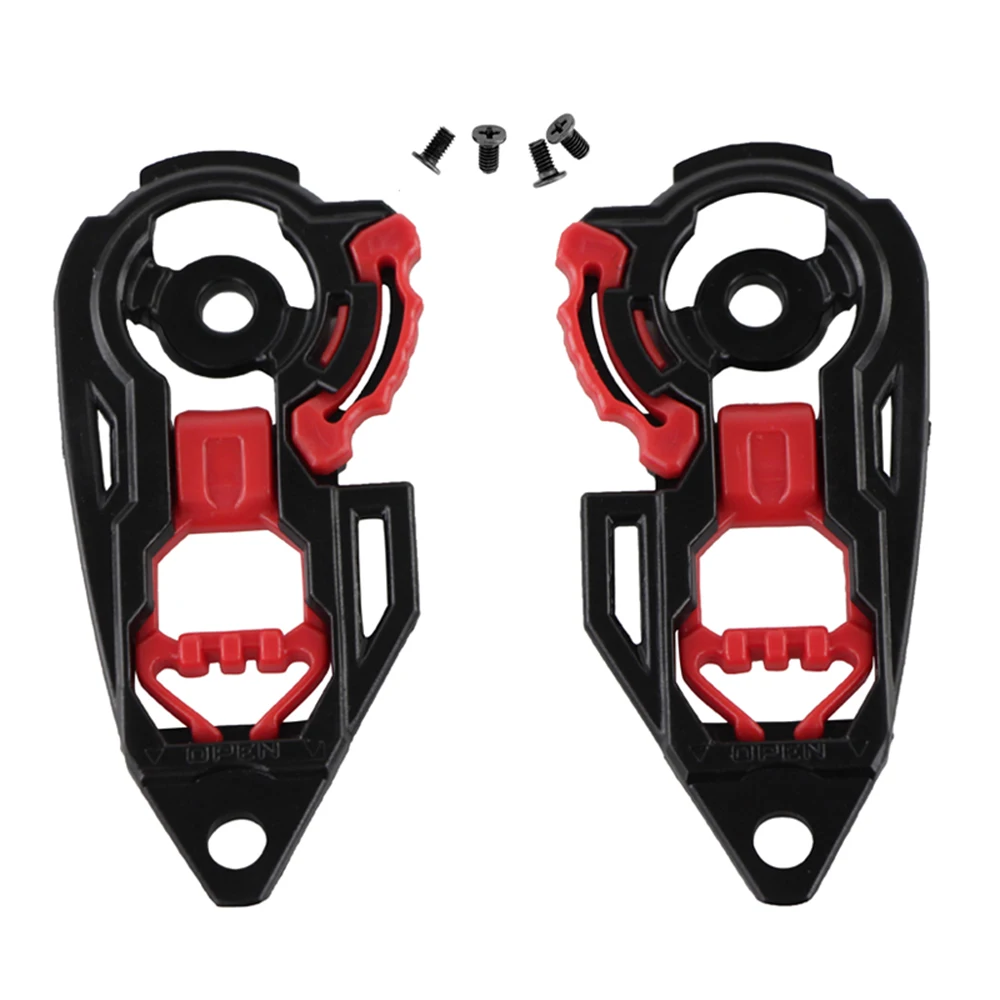 Helmet Shield Visor Gear Plate Set, 1 Pair Motorcycle Helmet Visor Base Replacement for AGV K1 K3sv K5 Motorcycle Helmet Parts