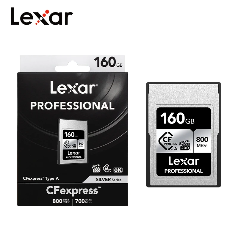 100% Original Lexar Professional CFexpress Type A Card 160GB 320GB VPG200 CFe A Memoria Card For Sony FX30/FX3/FX6 8K Camera