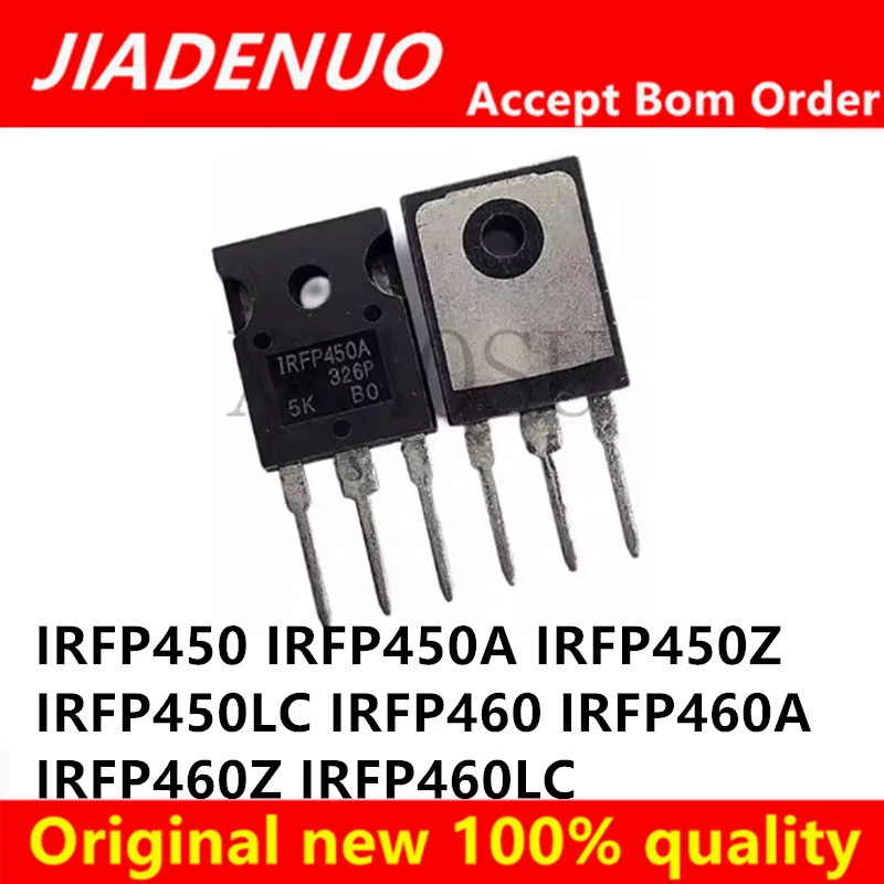 (5pcs)100% New IRFP450 IRFP450A IRFP450Z IRFP450LC IRFP460 IRFP460A IRFP460Z IRFP460LC TO-247 Chipset