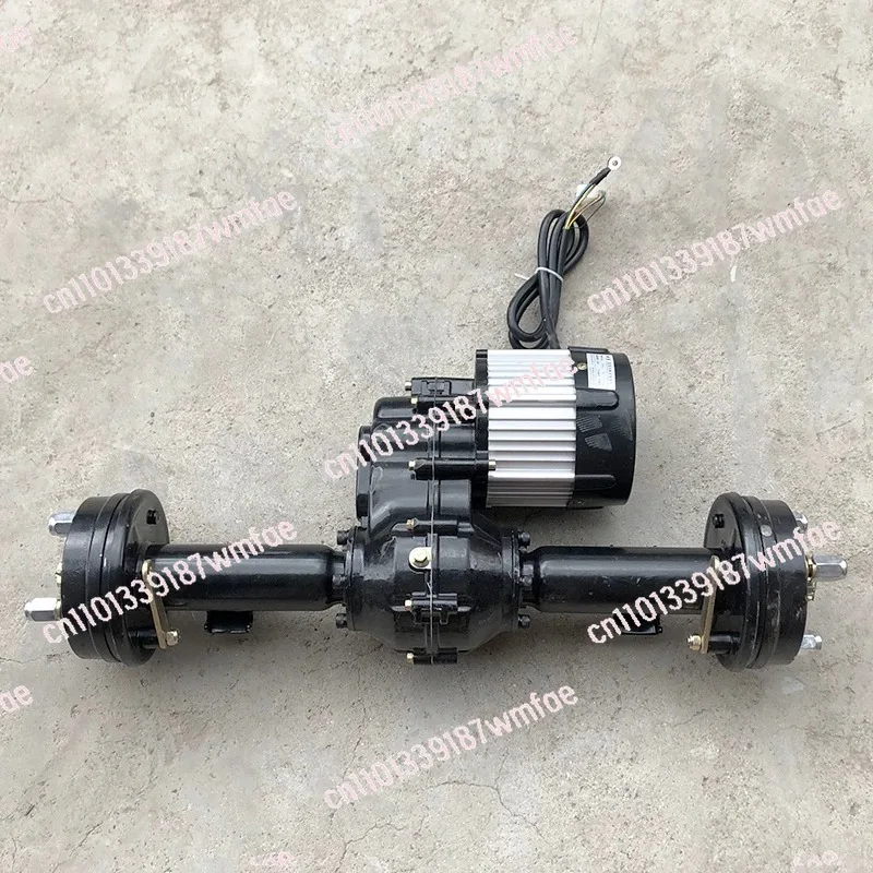 48V800w low speed brushless motor rear axle 65cm construction site three-wheel electric hand push ash bucket truck controller