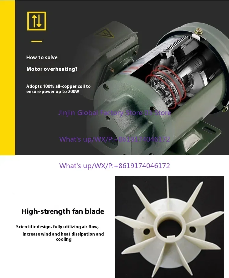 220V 380V Top-10A/11A/12A/13A Cycloid Pump Triangular Lubricating Oil Pump Head Motor Oil Gear Triangle Lubrication Pump