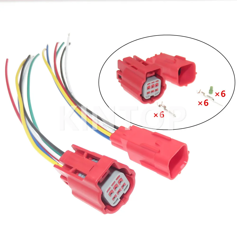 6 Pins MWTRB-06-1A-R MWTPB-06-1A-R Car OBD Diagnostic Electric Cable Socket AC Assembly Auto Small Current Low Power Connector