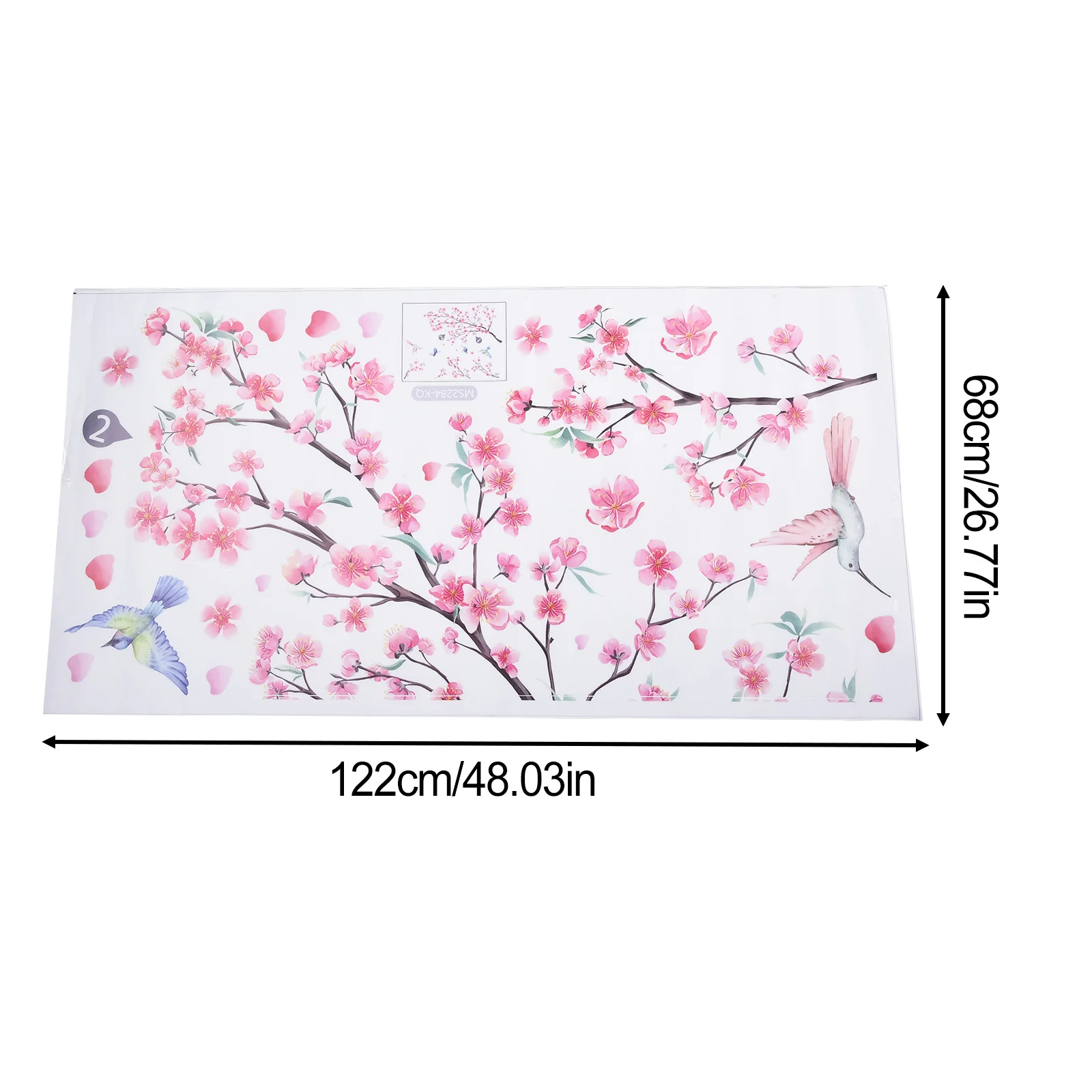 Branch Bird Cherry Blossom Wall Sticker Home Decoration Wall Sticker Home Decoration Stickers Posters For Living Room Bar