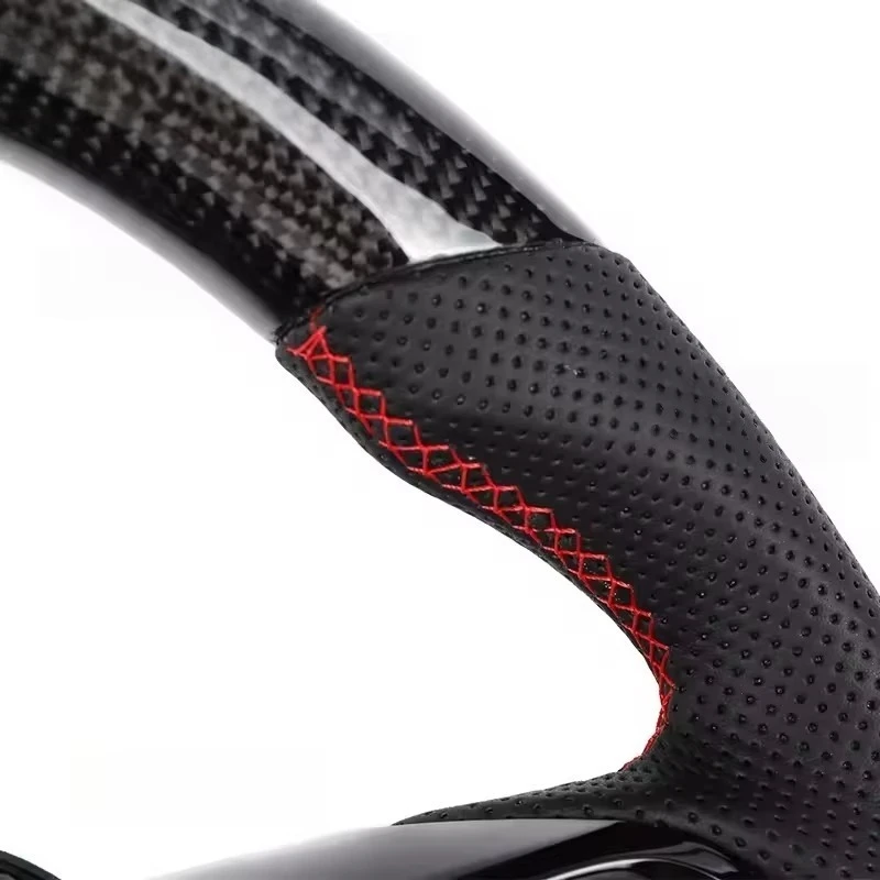 YZ GR Style Carbon Fiber Steering Wheel OEM for  LC300 LC76 LC79 2008-2021 2010-2021 Tunning Parts - view 4