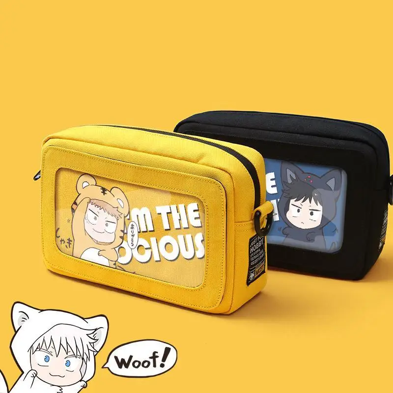 Spell Return Gojo Satoru anime peripheral small backpack sports chest bag cartoon knotweed mobile phone shoulder crossbody bag