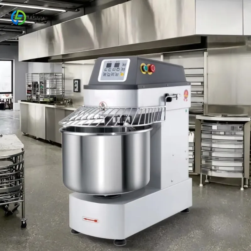 Custom New Industrial 30 Liter Horizontal Spiral Mixer Commercial Bakery Equipment For Wheat Corn Milk And Nuts