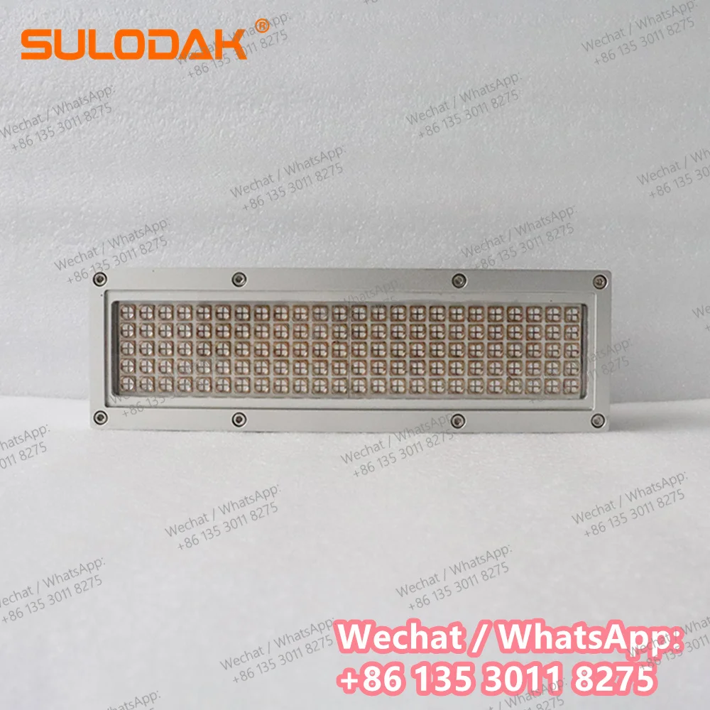 1800W High-intensity UV LED Curing Lamp 200*40mm UV Curing for Digital Press Inks 395nm UV LED for Printing Silk Screen