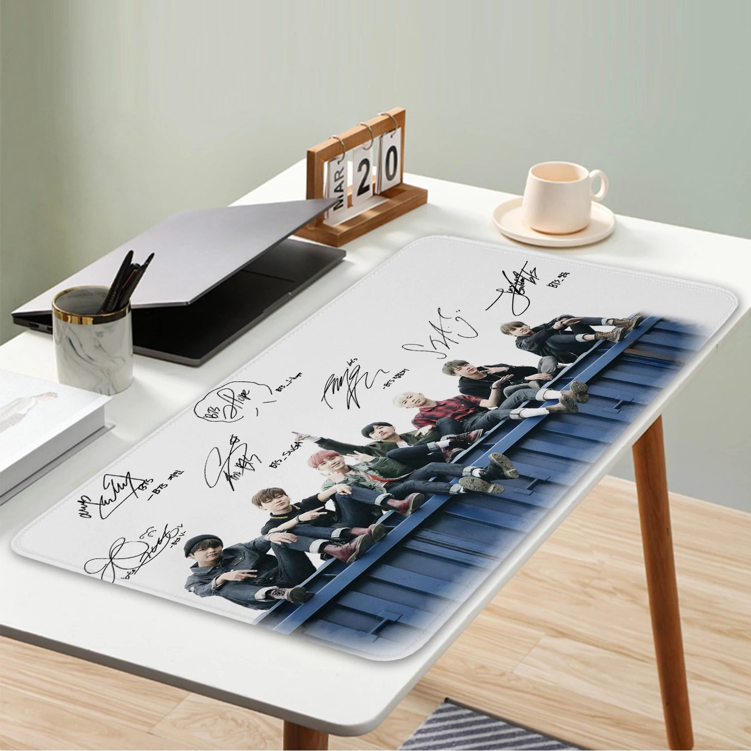 XXL Gaming Mouse Pad 40x90cm Korean Popular Music B-Bangtan Boy-Band-BTS Mousepad Mouse Mat Large Desk Mat