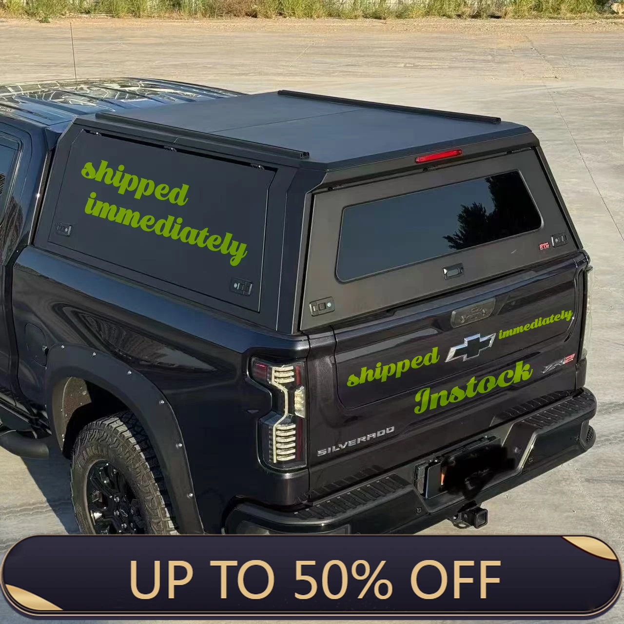 

Deren High QualitCustom-fit 5.7ft Hard Aluminum Canopy for Dodge Ram 1500 Waterproof Anti-rusted Pickup Truck