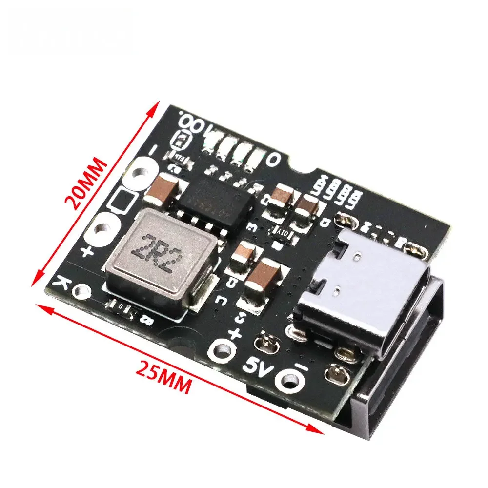 Type-C USB 5V 2A Boost Converter Step-Up Power Module Lithium Battery Charging Protection Board charge-discharge integrated