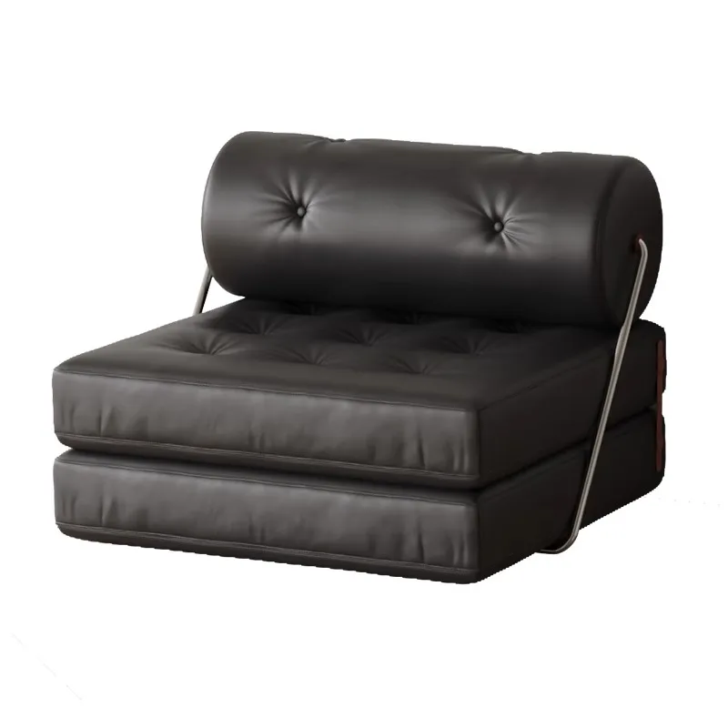 Single Ergonomics Living Room Sofas Leather Modern Comfortable European Living Room Sofa Pati Lazy Sillon Cama Terrace Furniture