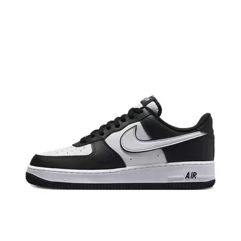 Nike Air Force 1 Low "Panda" black and white casual retro versatile men and women sports shoes, anti slip low top board shoes