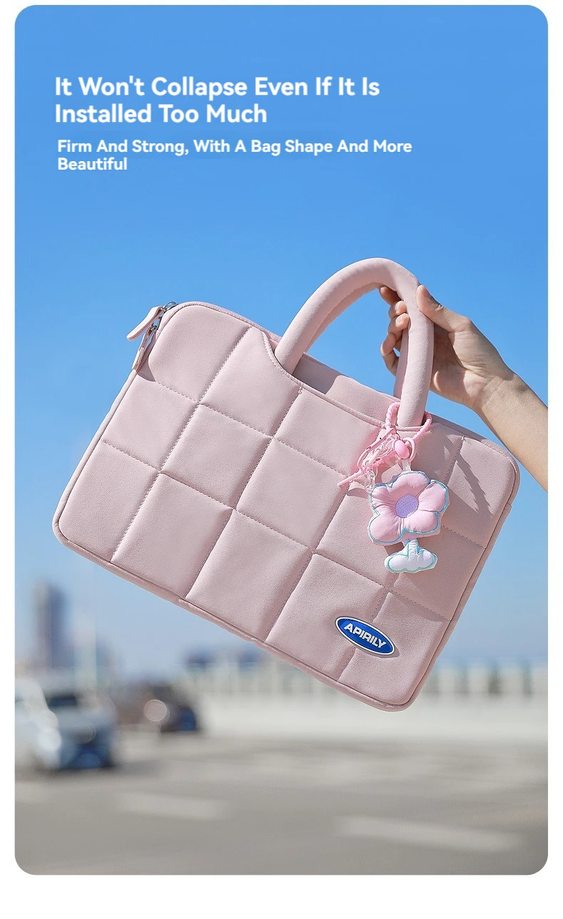 Laptoptasche 13,3 14 15 15,6 Zoll Aktentasche Hülle für MacBook Air Pro Xiaomi Huawei ASUS Notebook-Tasche Herren Damen Tragbare Handtasche – Detail 10