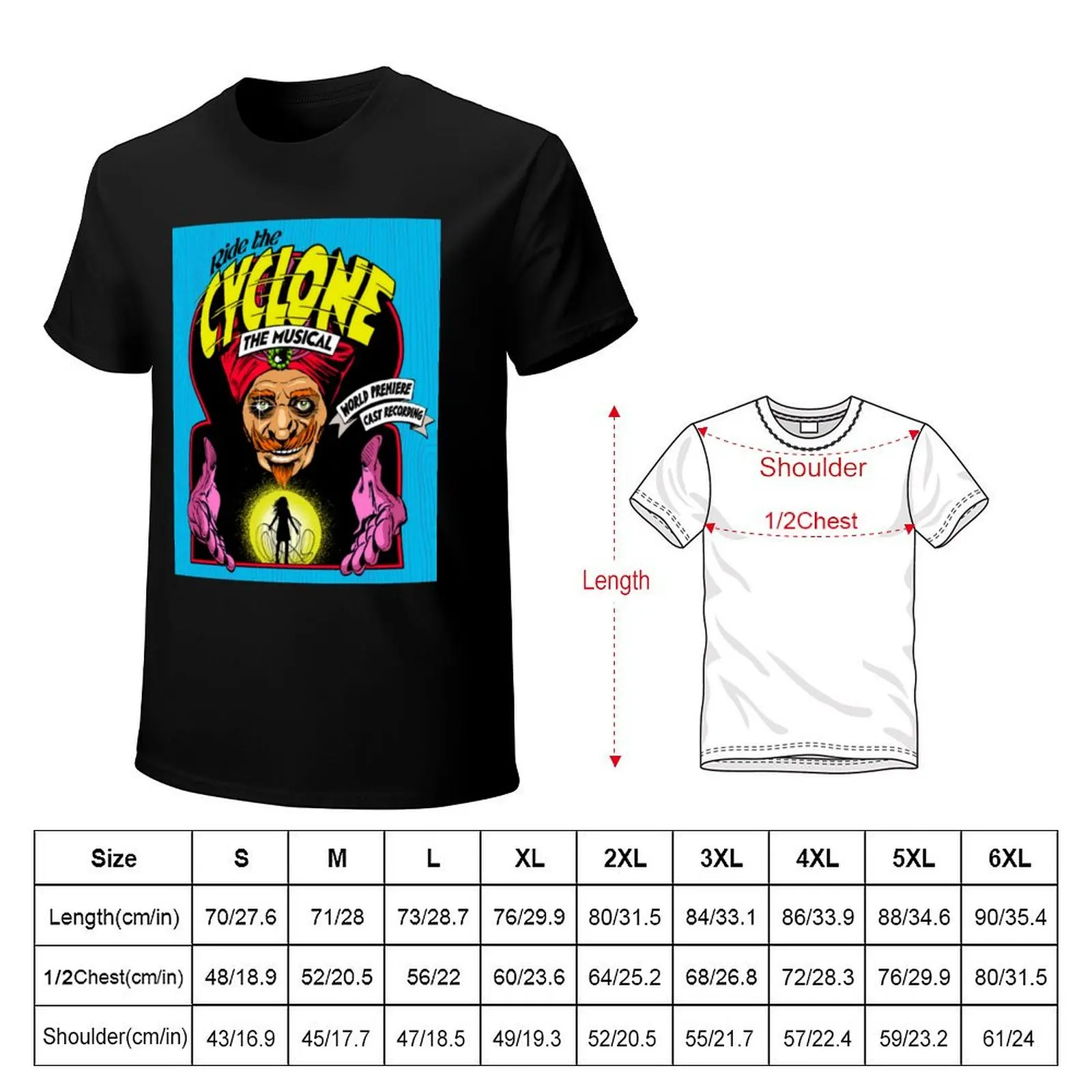Ride the Cyclone T-Shirt Retro Graphic Print T-Shirt